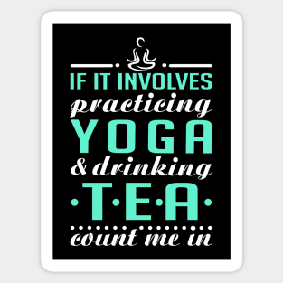 Yoga and Tea Sticker